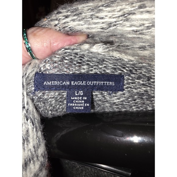 Ameri An Eagle Outfitters Sweater Size L 26" PTP. Lagonlook, Collegiate, Y2K, - Picture 5 of 5
